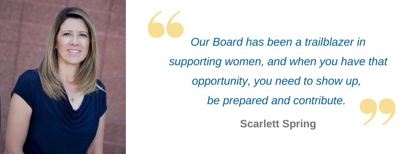 Spotlight on Board Member Scarlett Spring