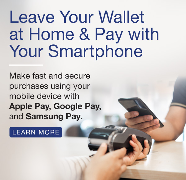 Apple Pay, Google Pay and Samsung Pay