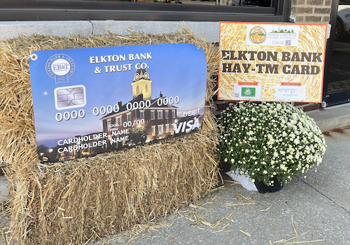 Elkton Bank & Trust Joins the 10th Annual Bale Trail with a Twist of Creativity and Community Giving