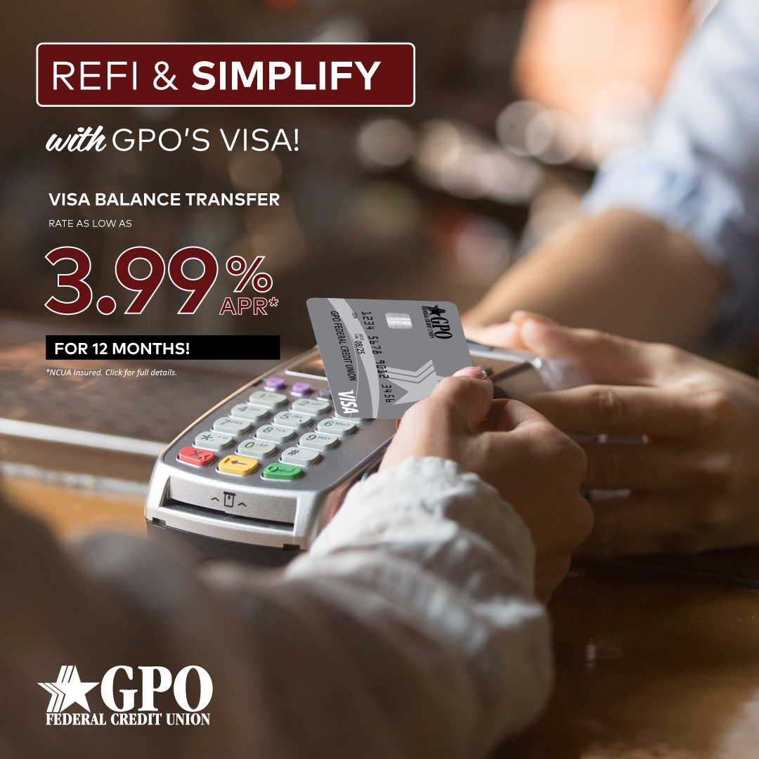 Maximize Your Savings with GPO's Balance Transfer Visa Credit Card