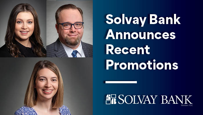Solvay Bank Announces Three Promotions