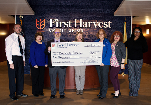 First Harvest Donates to Boy Scouts of America Garden State Council