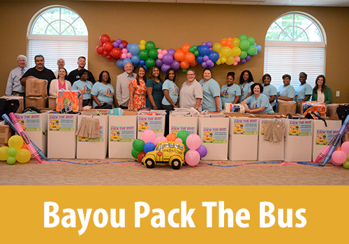 Community Helps "Pack The Bus" For Local Students