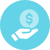 Choose your cash reward. icon