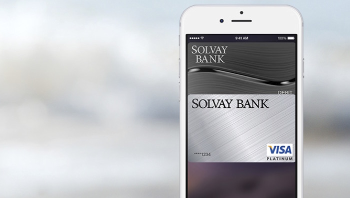 Pay with your Solvay Bank Cards Using Apple Pay