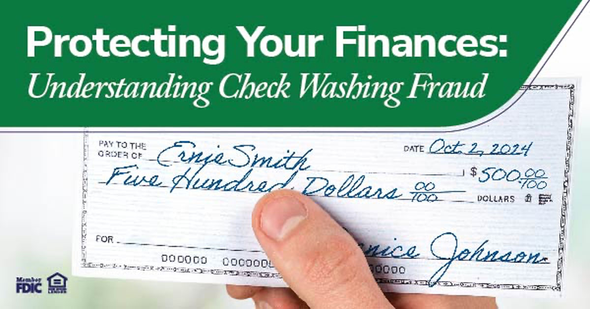 Protecting Your Finances: Understanding Check Washing Fraud