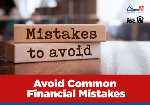 Eight Common Financial Mistakes to Avoid