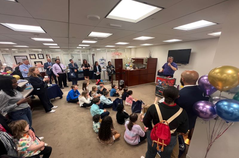 Bring Your Kids to Work Day at the Hart Senate Building 