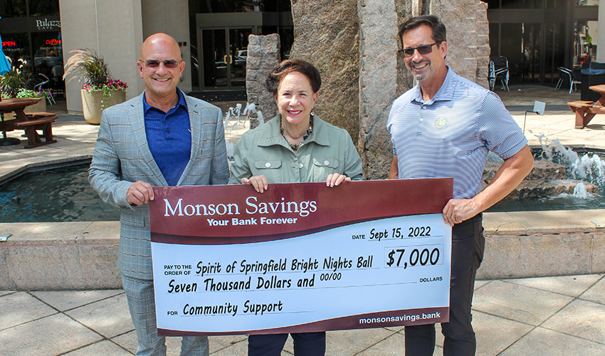 Monson Savings Bank is Proud to be a Golden Circle Sponsor for City of