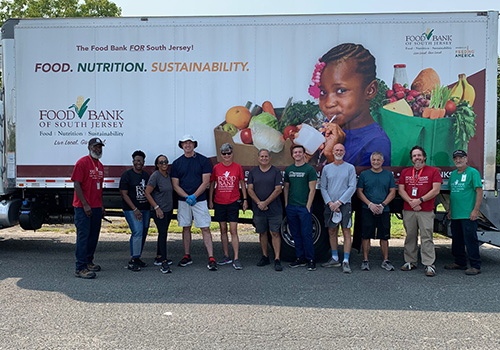 FIRST HARVEST CREDIT UNION SUPPORTS SOUTH JERSEY FOOD BANK'S POP-UP PANTRY