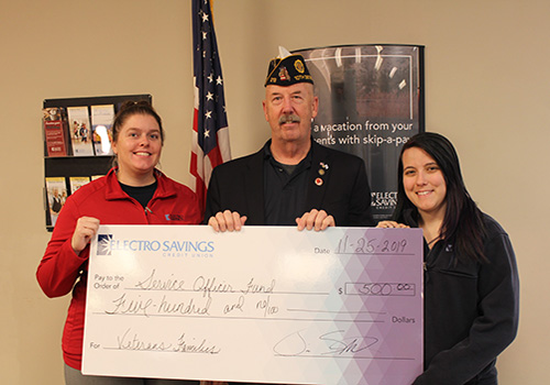 Helping Local Veteran Families Have A Happier Thanksgiving | Electro  Savings Credit Union