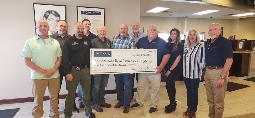 Greater Idaho Falls Police Station Foundation Donation