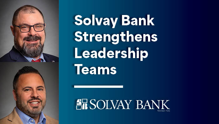 Solvay Bank Strengthens Leadership Teams with Strategic Retail and Commercial Appointments