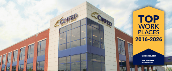 Cinfed Named Top Workplace for 11th Consecutive Year