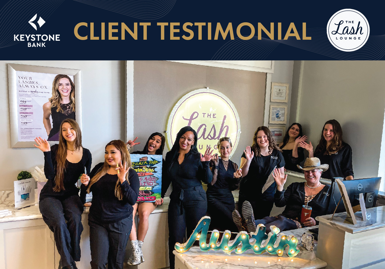 Lash by Lash: How Keystone Bank Helped The Lash Lounge Grow with Confidence Lash by Lash: How Keystone Bank Helped The Lash Lounge Grow with Confidence