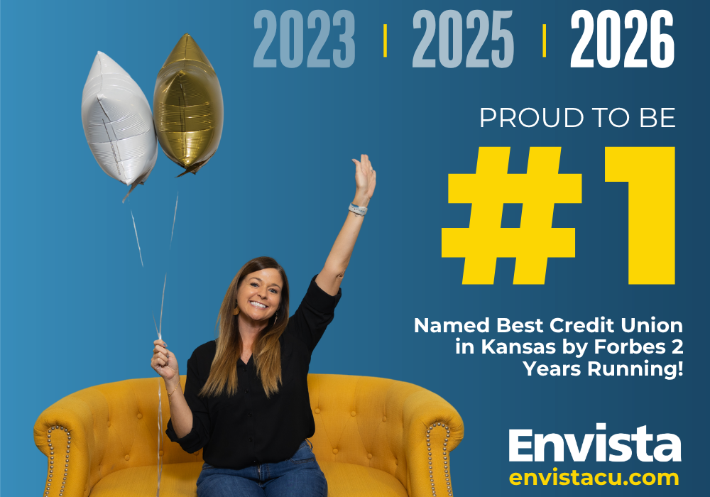 Envista Federal Credit Union Named Best Credit Union in Kansas by Forbes for Second Consecutive Year – Third Time Overall