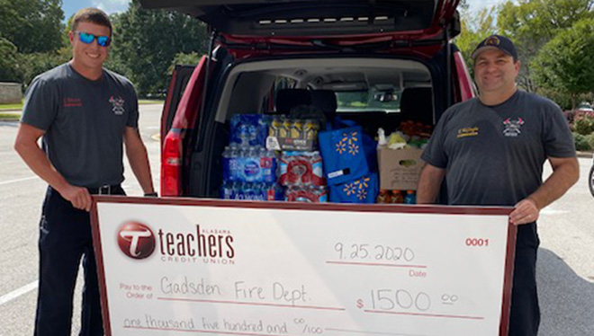 Gadsden Fire Department Hurricane Sally Aid