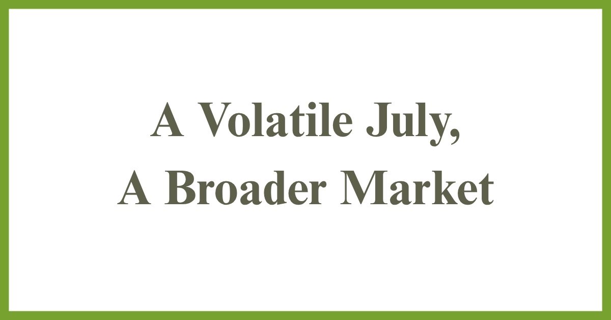 Market Recap: July 2026