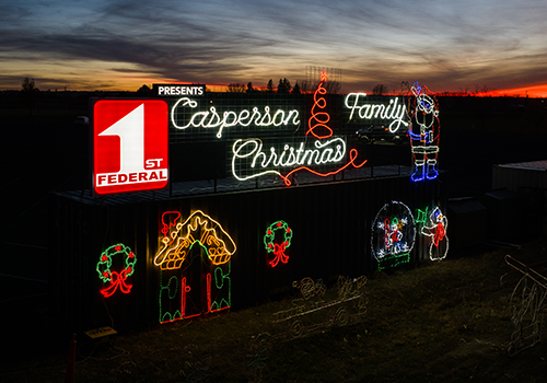 First Federal Bank Presents Casperson Family Christmas Lights 