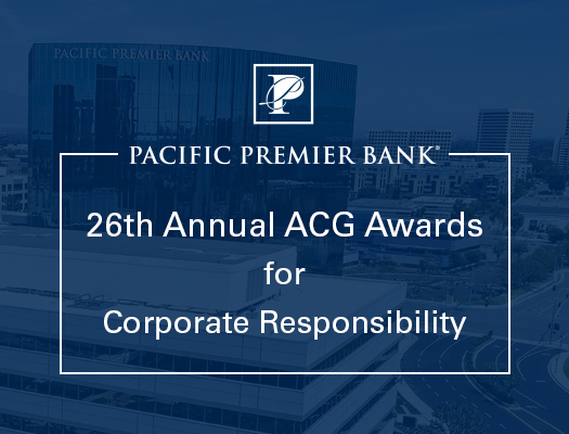 Image of Pacific Premier Bank Received the Corporate Responsibility Award from ACG Orange County