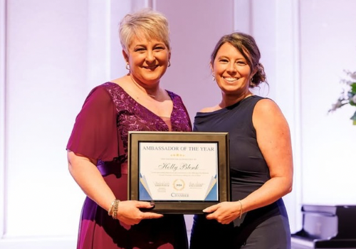 Holly Blenk named Ambassador of the Year Holly Blenk named Ambassador of the Year