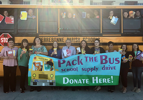 Pack the Bus School Supply Drive to Benefit Local Schools